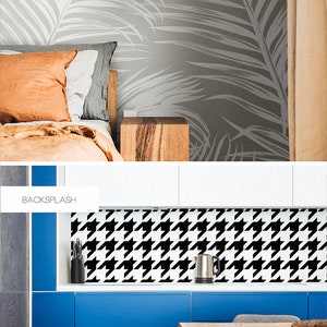 Think Noir renter friendly peel and stick removable wallpaper and backsplash removable wallpaper