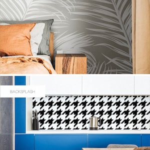 Think Noir peel and stick removable wallpaper and backsplash removable wallpaper for renters