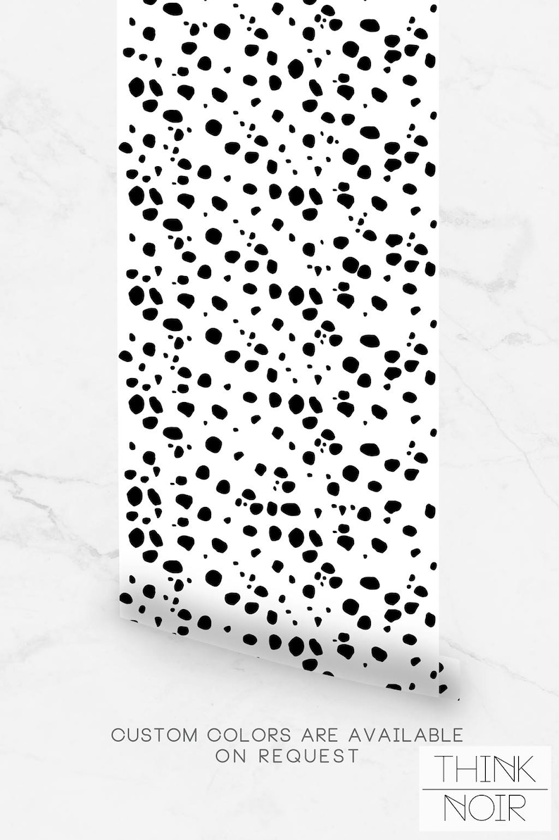 Dalmatian Spot Wallpaper / Spot Removable Wallpaper / Etsy UK