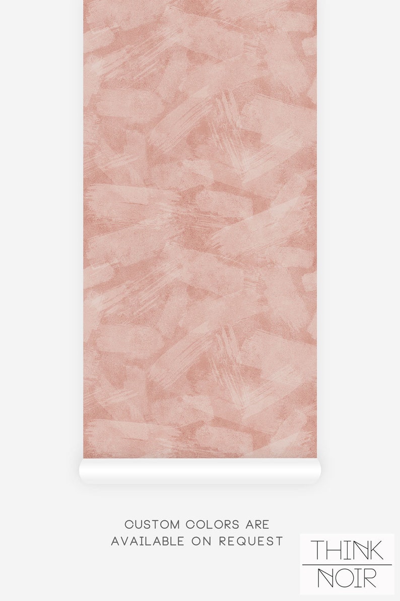 Pink Limewssh Buy Pink Limewash Paint Wallpaper for Walls Peel and Stick Dining Room ...