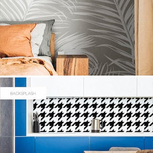 Think Noir renter friendly peel and stick removable wallpaper and backsplash removable wallpaper