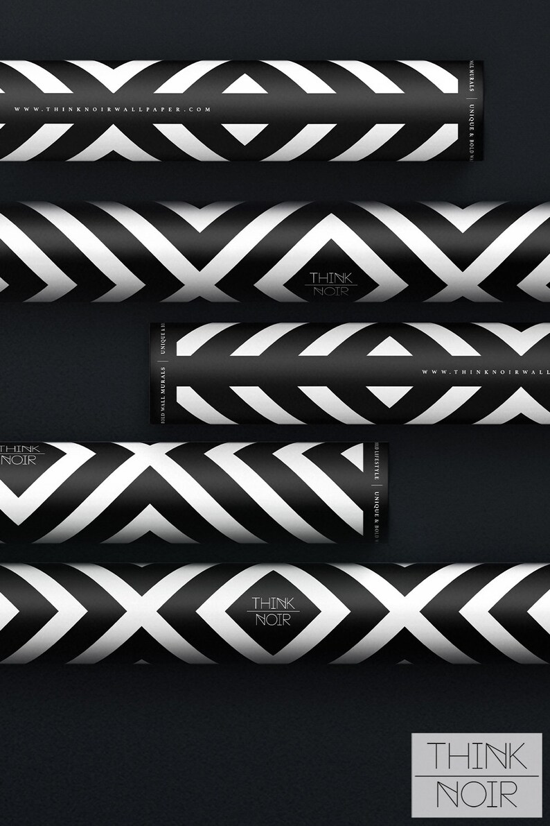Think Noir wallpaper for home protective packaging design