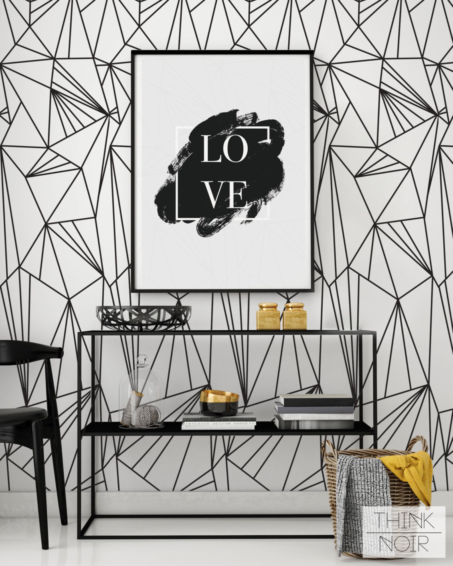 Minimalistic Stripe Removable Wallpaper / Self Adhesive or Etsy