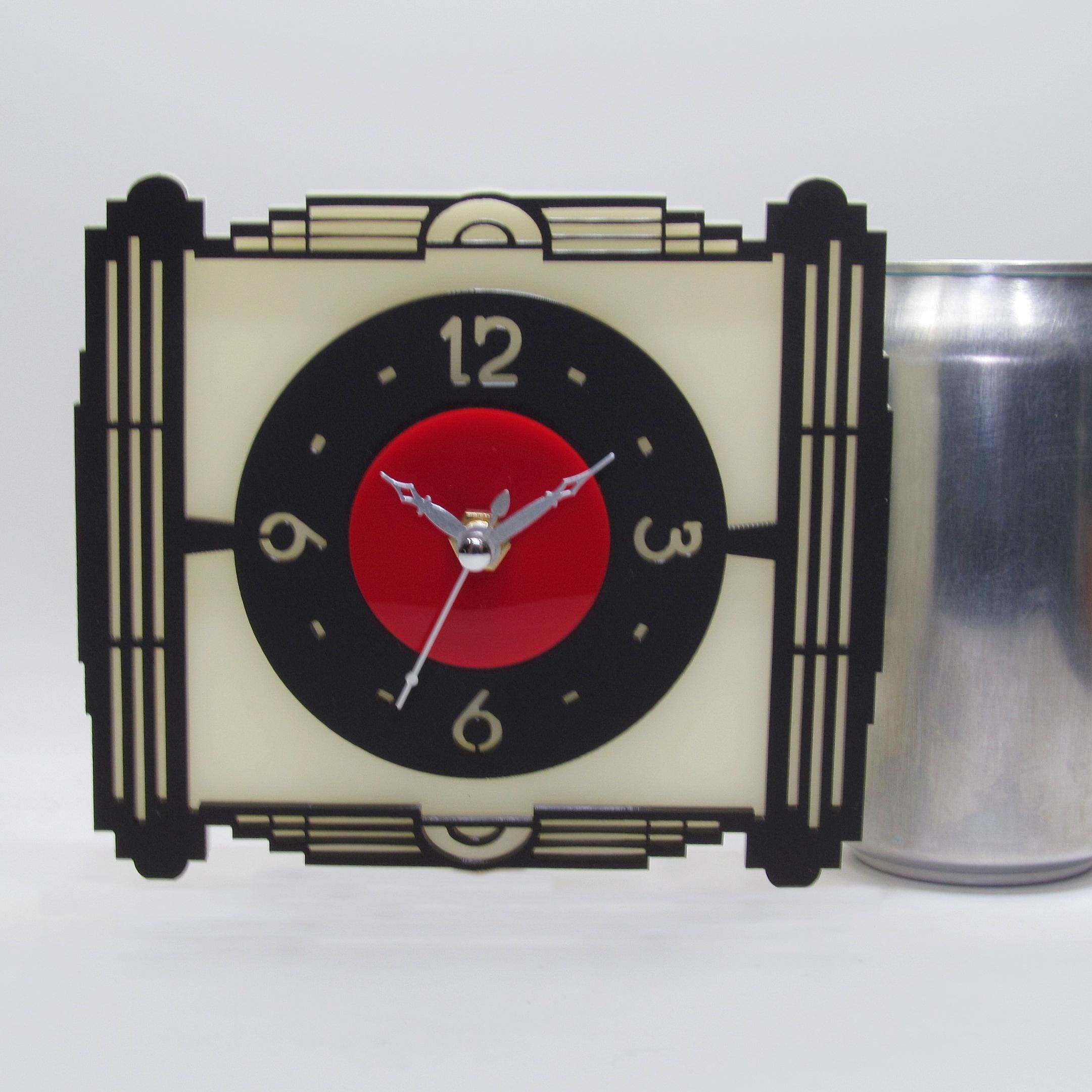 コレクション 20s 30s vintage art deco table clock A Schild & Co. : Art Déco table clock with enamels