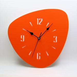 Laser Cut 1950's Style wall clock Mid-Century Atomic-Era Handmade USA