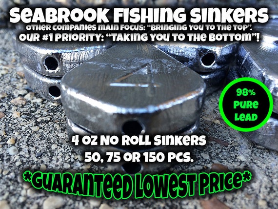 *FREE SHIPPING* OZ NO ROLL SLIP SINKERS *BEST PRICE* CHOOSE SIZE AND QUANTITY