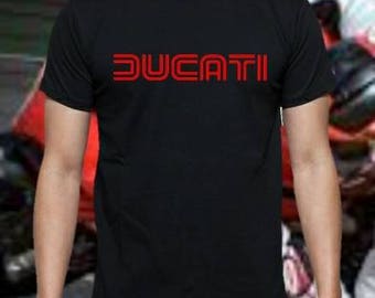 Ducati Ducatiana 80s Eighties Short Sleeve T-Shirt Black Medium