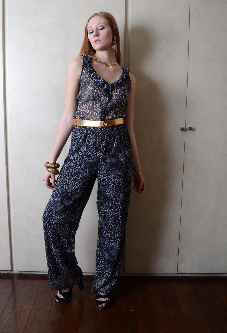 Animal Print Jumpsuit image 3