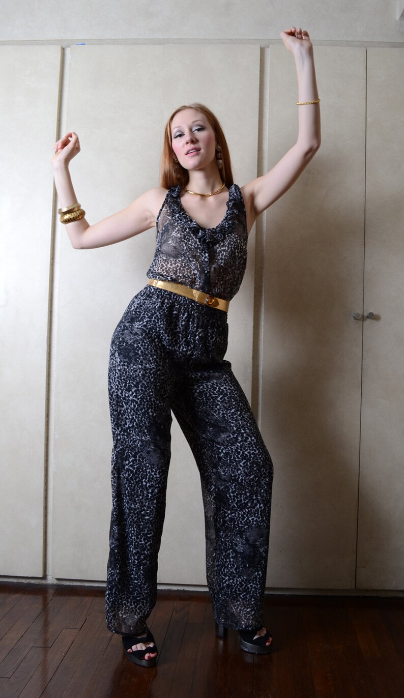 Animal Print Jumpsuit image 2