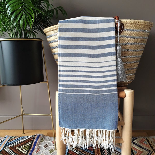 Fouta (Hammam Towel) in cotton - Handmade