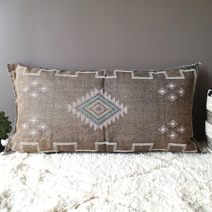 Long Berber Sabra Cushion Cover - XXL Size - Handmade