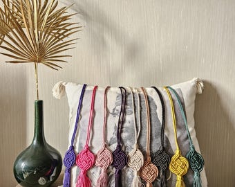Moroccan silk thread necklace "Sfifa" - 9 colors available - Handmade