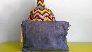 Sac En Daim Pochette Enveloppe : Sac à Main De Soirée Imitation Croco Daim Femme
