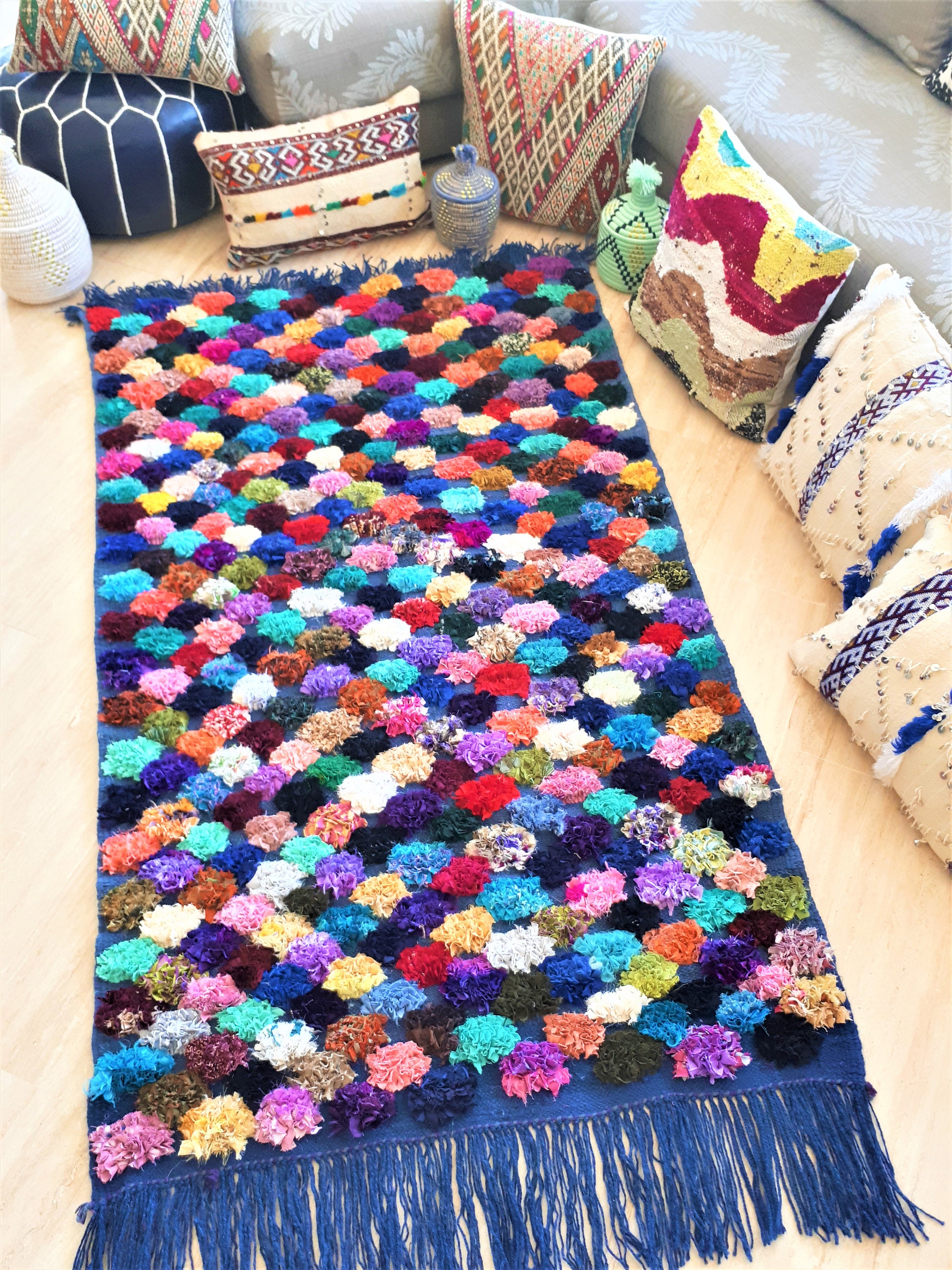 Tapis berbère marocain fait main 280 X 150 CM