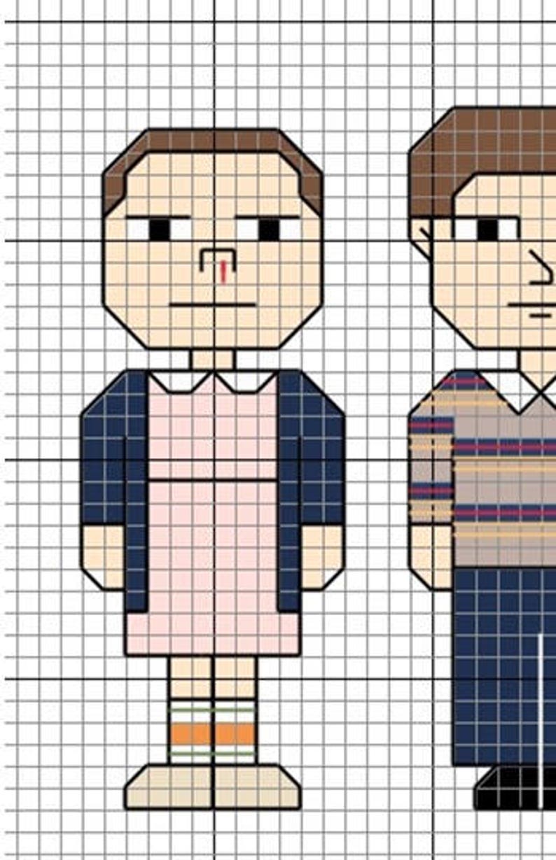 Stranger Things PDF Cross Stitch Pattern with Eleven | Etsy
