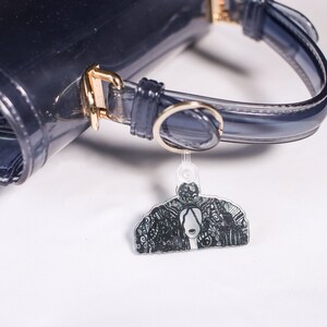 Mocha Acrylic Key chain