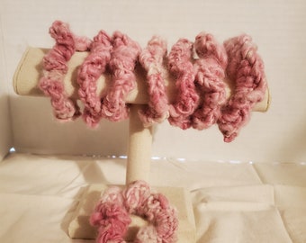 Scrunchie crochet with alpaca yarn!