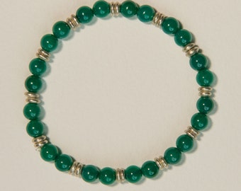 Green Stretch Bracelet