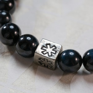 Blue Tiger Eye T1D Bracelet