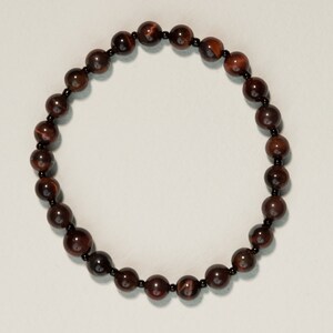 Red Tiger Eye Stretch Bracelet
