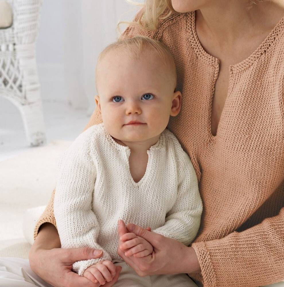 Cream Baby Sweater