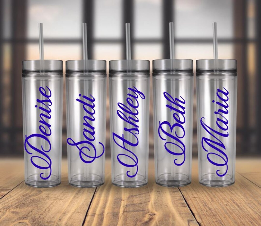 Tumbler Name Decal Name Decal for Tumblers Name Decal Etsy