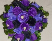 Gothic Bride Bouquet /wedding flowers custom made to your designs Photos are examples! They're custom made. Message me to discuss your ideas