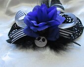 Nightmare Before Christmas inspired hair slide/clip/barrette. Goth/ Gothic/ hair accessory