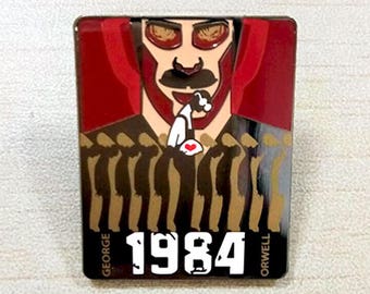 1984 George Orwell - Hard Enamel Lapel Pin