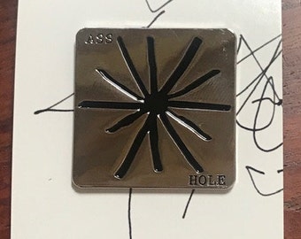 Vonnegut Asterisk emaille speld, grappige literaire reversspeld, cadeau voor boekenliefhebbers