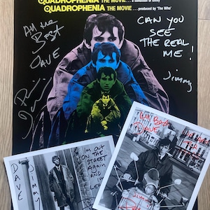 Quadrophenia Movie Poster A2 Personally signed by Phil Daniels - Your own name/message