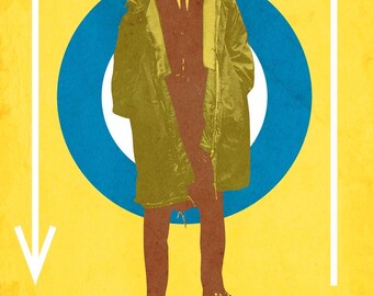 Żółty wydruk A4 Quadrophenia z osobistym podpisem Phila Danielsa