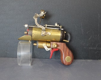 Handmade unique Retro Scifi Steampunk raygun blaster FULL METAL