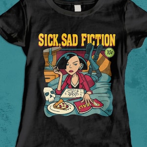 Womens / Daria Tee / Jane Lane / Comics / Music / Rock / MTV / TV Show / 90s / Pulp Fiction / Retro / Artsy / Tarantino / Pulp Fiction