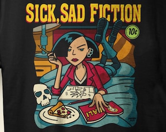 Unisex / Daria tee / Jane Lane / Pulp Fiction / Tarantino / MTV / Nineties / 1990s / TV Shows / Retro / Stylish / Funny Tee /  T-shirt / Top