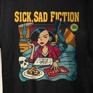 Unisex / Daria tee / Jane Lane / Pulp Fiction / Tarantino / MTV / Nineties / 1990s / TV Shows / Retro / Stylish / Funny Tee /  T-shirt / Top