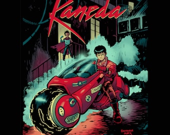 Kaneda / Akira Tee / Comics / Manga/ Rock / Anime / Eighties Kaneda / Akira Tee / Comics / Manga/ Rock / Anime / Eighties