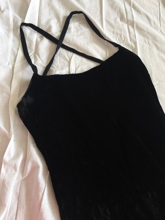 Jenny Bannister Velvet Bias Cut 1930s Style Dress