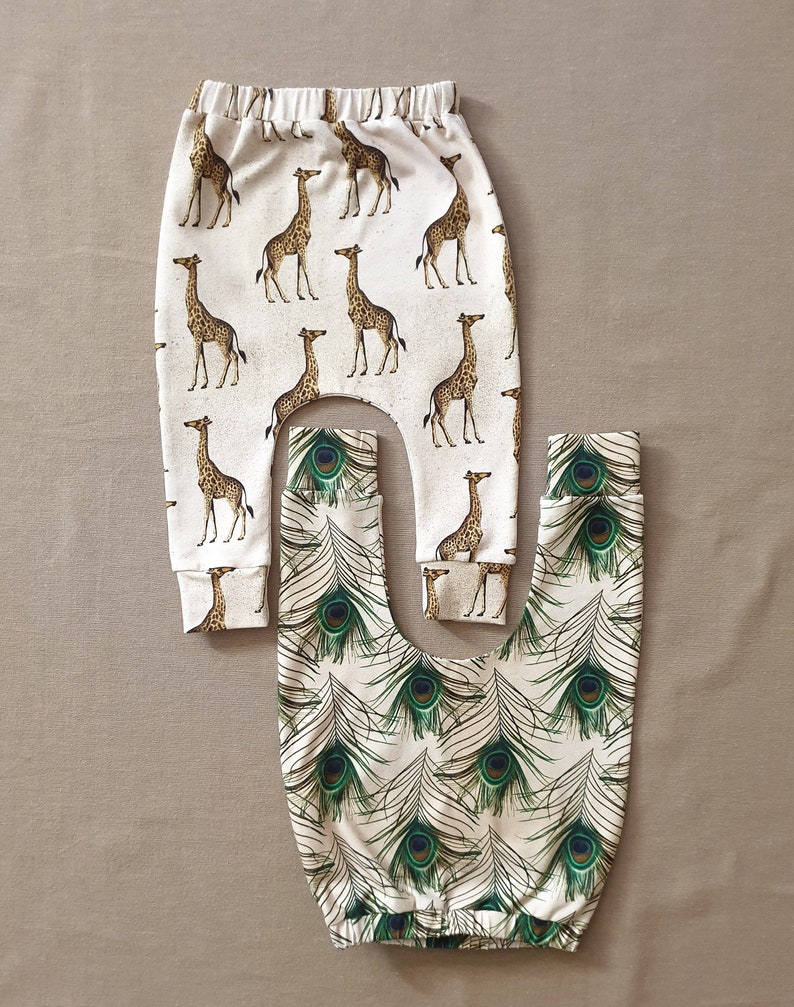 Giraffe baby leggings baby harem pants baby girl leggings Etsy