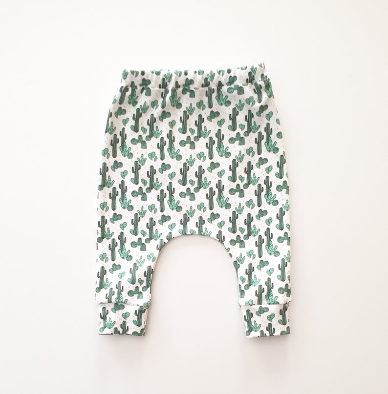 baby girl pants baby harem pants baby boy clothes Cactus baby leggings baby boy pants baby girl clothes cactus organic baby clothes