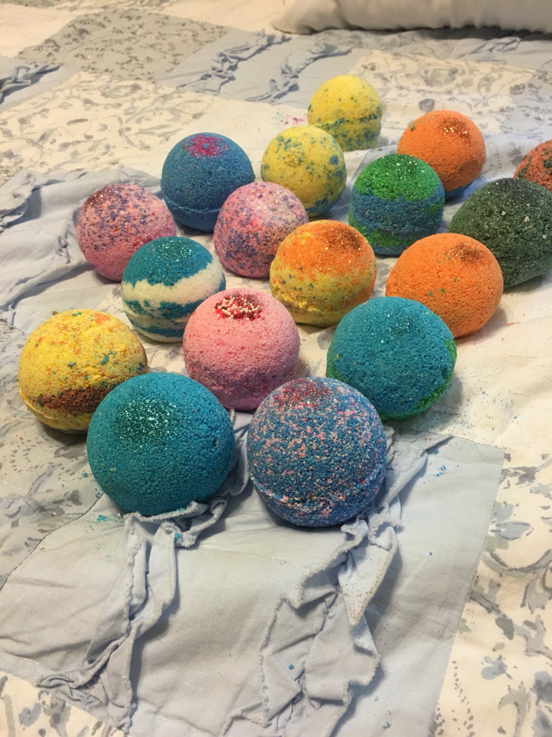 Glitter Custom Bath Bombs