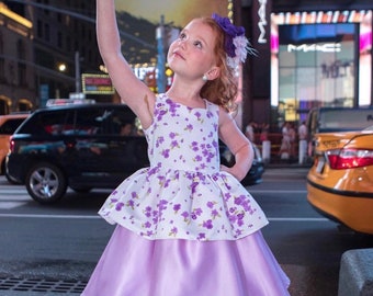 Lilac Floral Dress