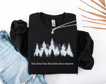 Sweat-shirt inspiré du crépuscule | Fourches « hoa season » Forest Design