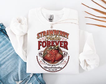 Bluza Strawberry Fields Forever | Zespół rockowy Vintage z lat 60.