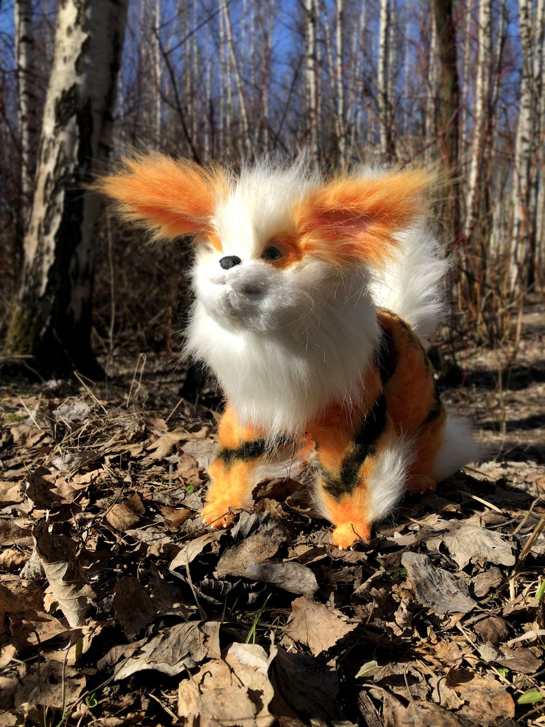Pokemon Arcanine plush Doll realistic. Pokemon collectible | Etsy