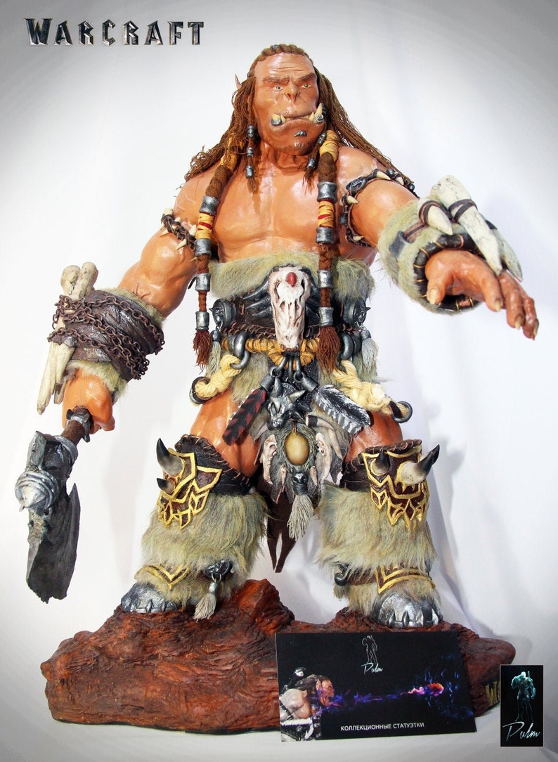 Durotan Sculpture Textile Doll Orc Collectible Handmade World Etsy Durotan Sculpture Textile Doll Orc Collectible Handmade World Etsy