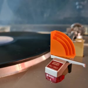 Miniature Vintage retro 70s style Lundby Dolls house crayonne style record rack in orange