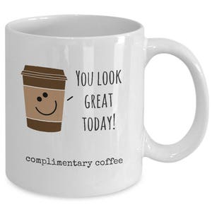 Funny Anti-Depresso, Espresso Pun Joke White Ceramic Coffee & Tea Mug  (11oz) 