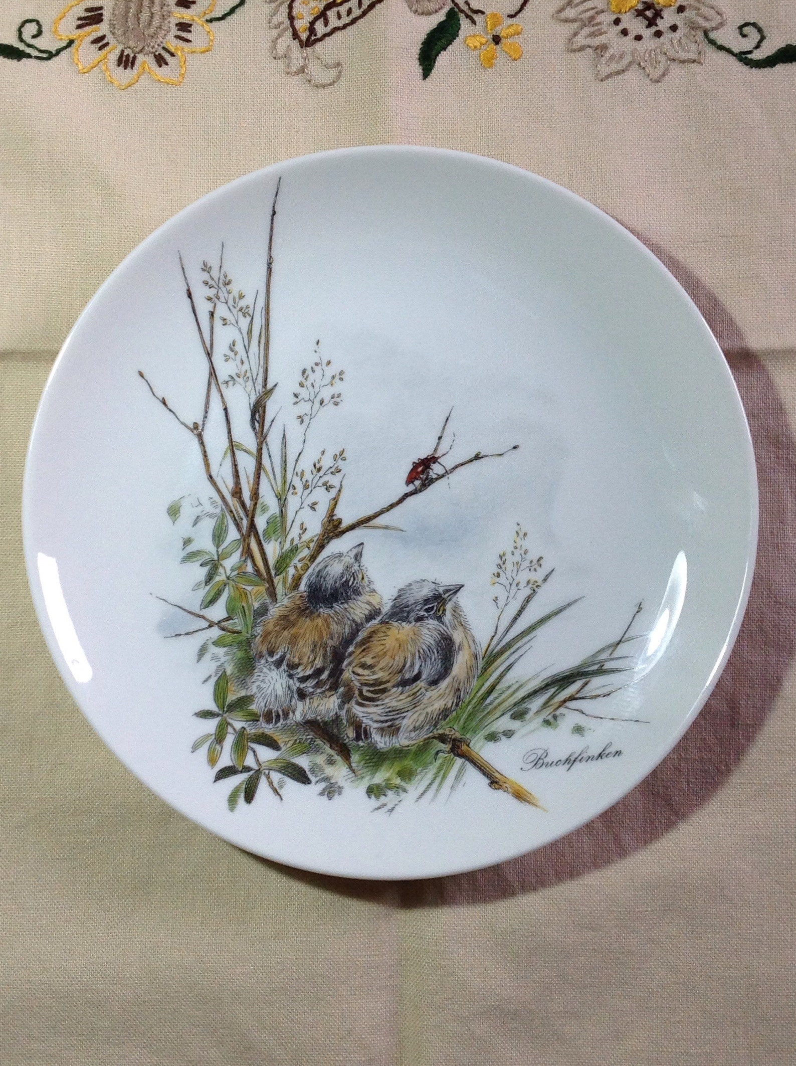 Kaiser Pottery West Germany collecters plate depicting Etsy