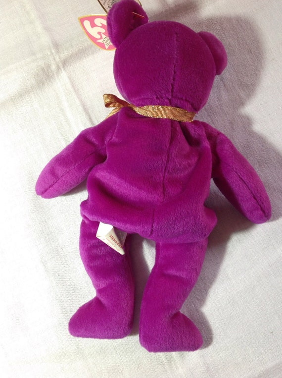 purple millennium beanie baby